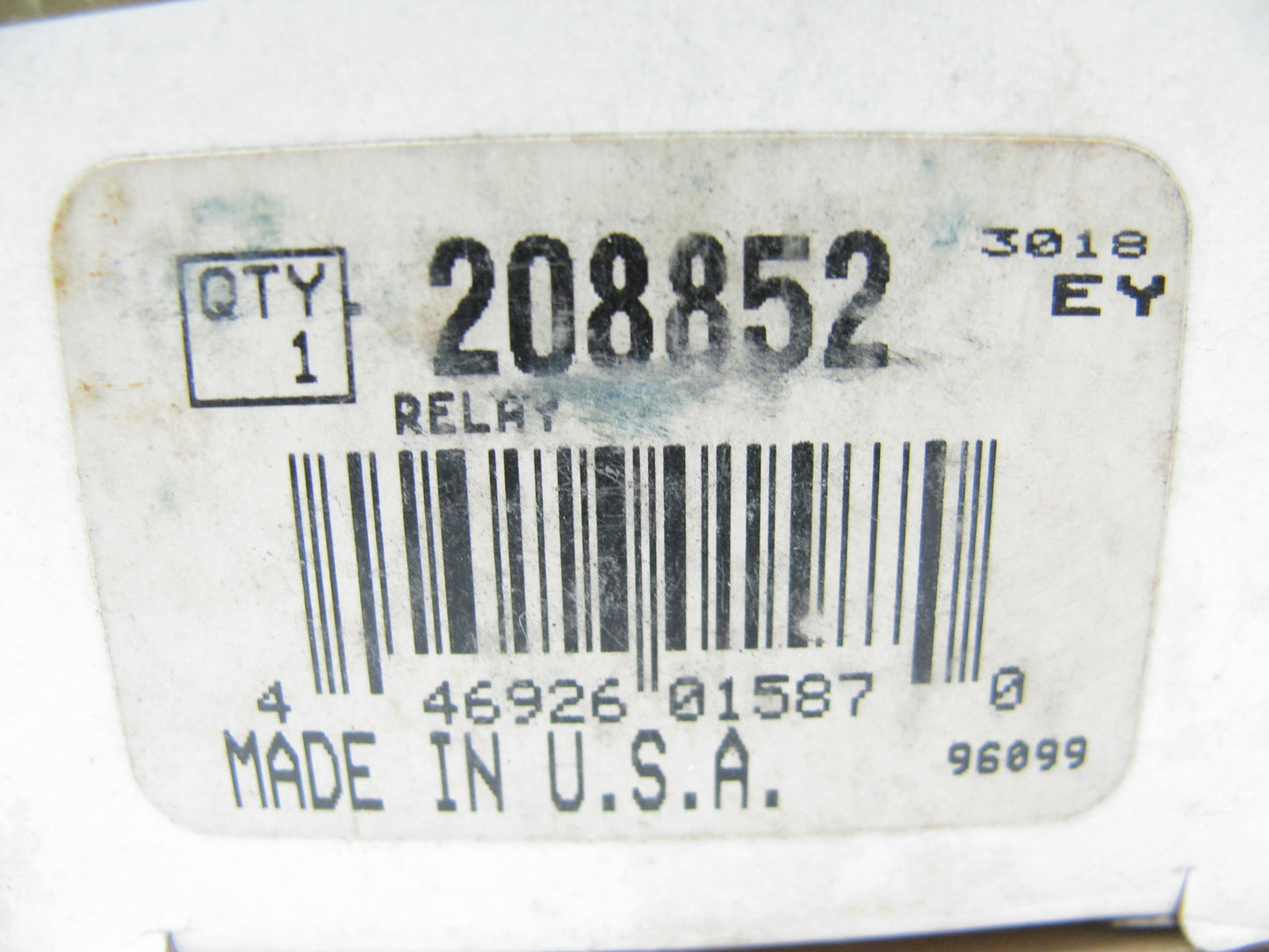 Murray 208852 Engine Cooling Fan Motor Relay
