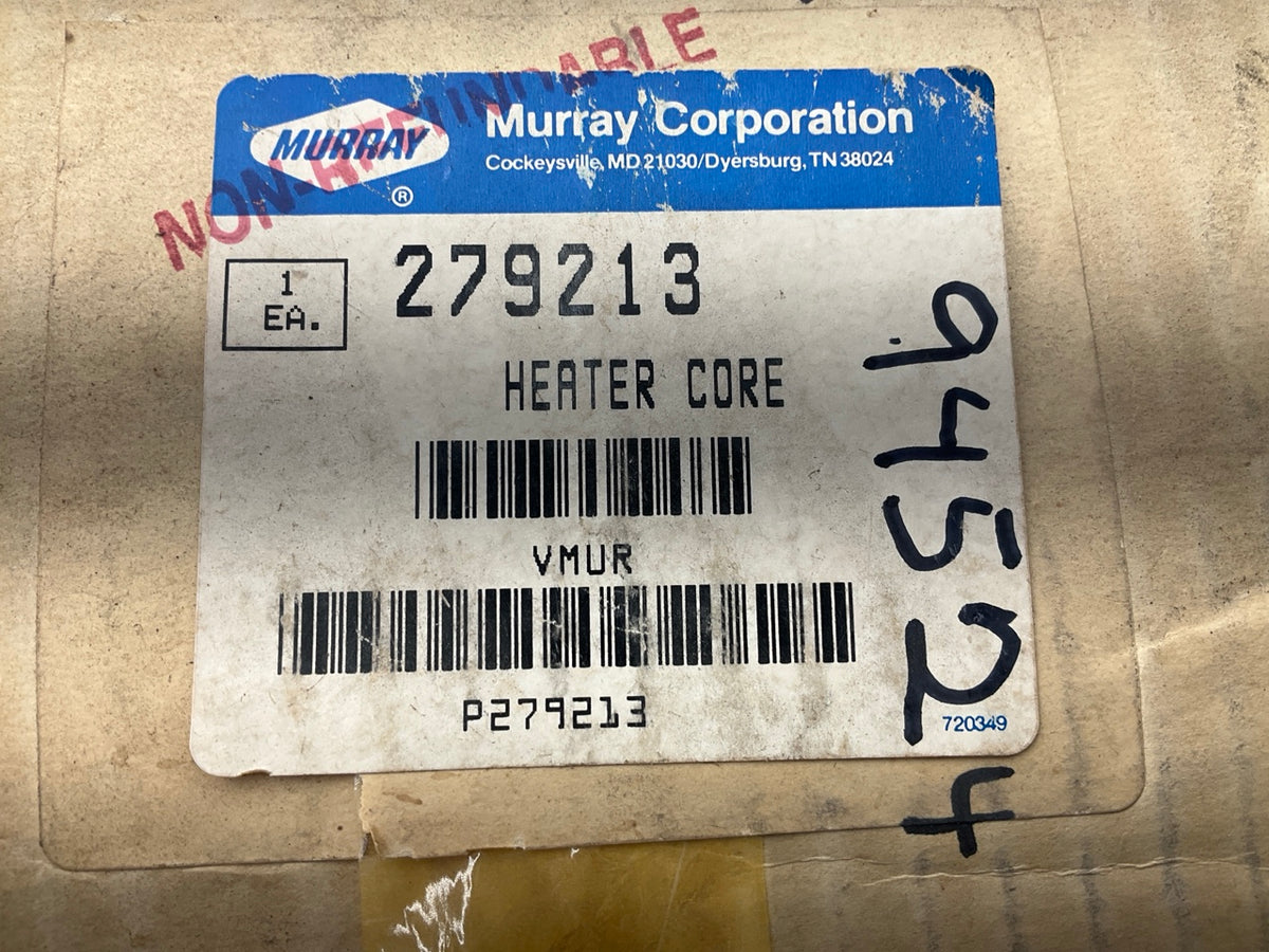 Murray 279213 Heater Core For 1975-1978 Dodge Charger, Fury With Factory A/C