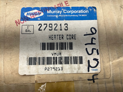 Murray 279213 Heater Core For 1975-1978 Dodge Charger, Fury With Factory A/C