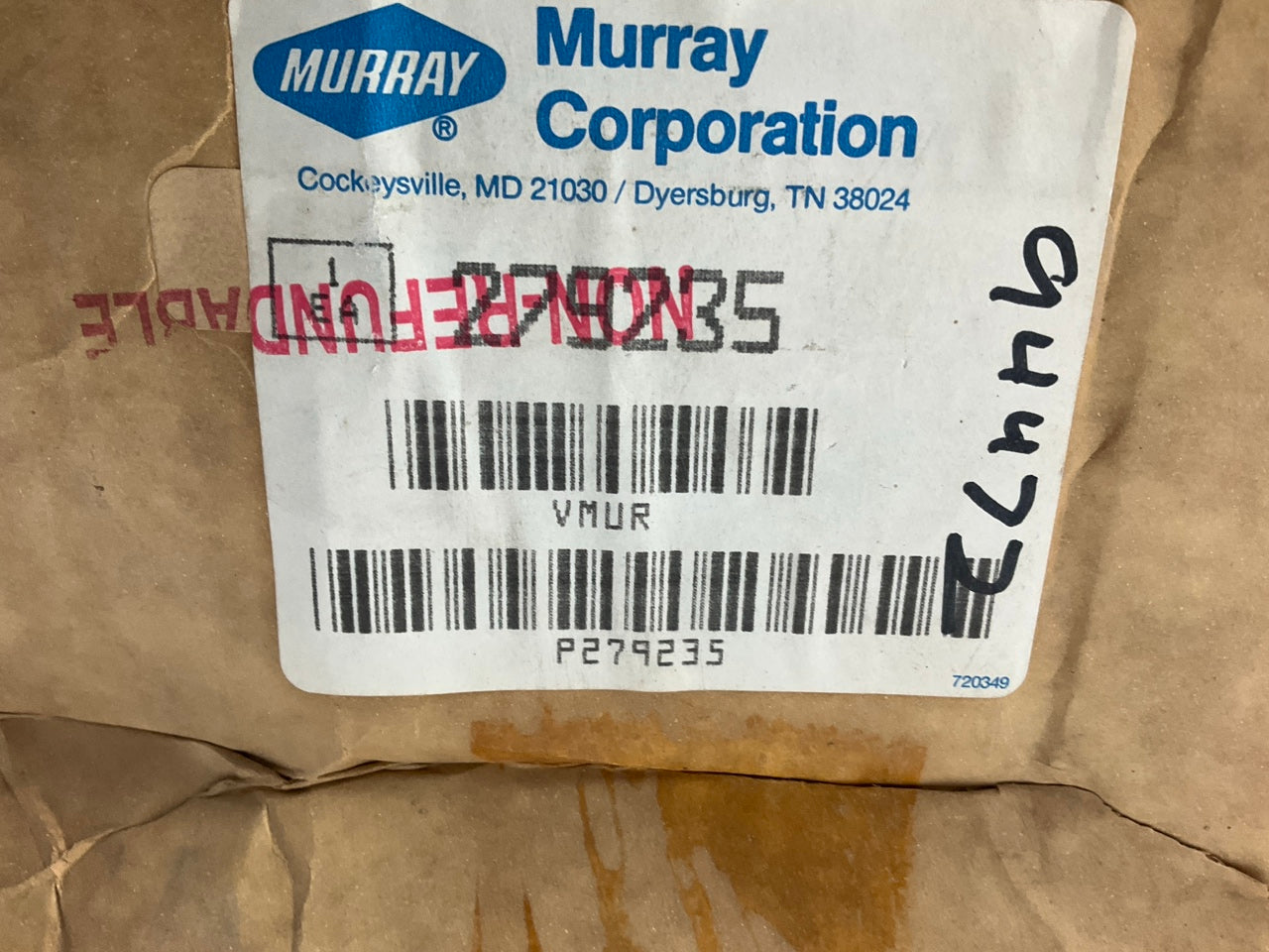 Murray 279235 Heater Core For 1983-1989 Mitsubishi Starion