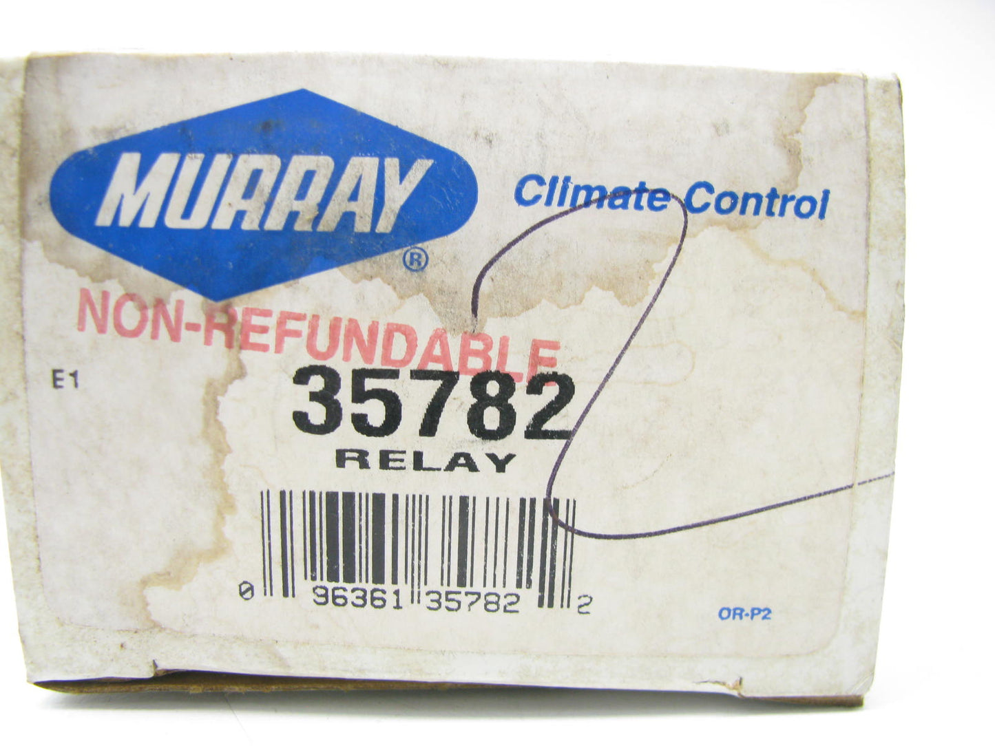 Murray 35782 Engine Cooling Fan Motor Relay / A/C Compressor Relay