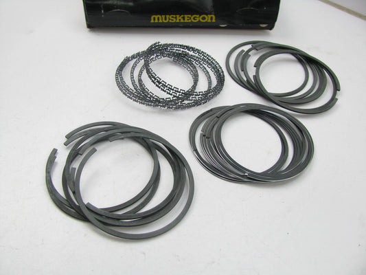 Muskegon BC-4034 Piston Rings - Standard 1980-90 Oldsmobile 307, 68-81 Buick 350