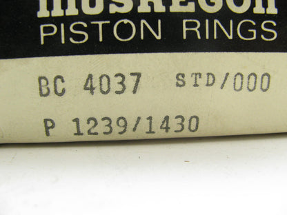 Muskegon BC4037 STANDARD Engine Piston Rings 1966-1975 VW 1285 1.3L Air Cooled