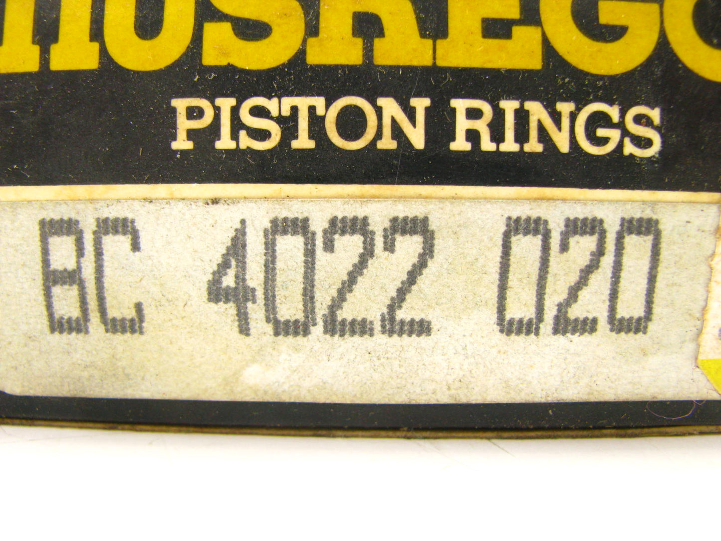 Muskegon BC4022-020 Engine Piston Rings .020'' For 1964-87 Jeep AMC 199 232 258