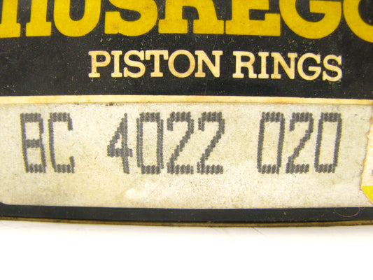 Muskegon BC4022-020 Engine Piston Rings .020'' For 1964-87 Jeep AMC 199 232 258