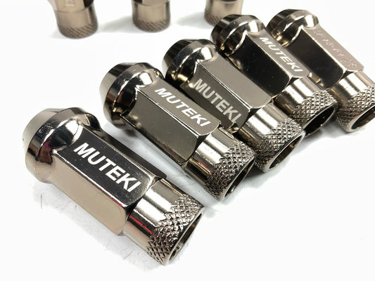 20 Muteki 32905T SR48 Super Tuner Wheel Lug Nuts With Key TITANIUM Acorn 12x1.25