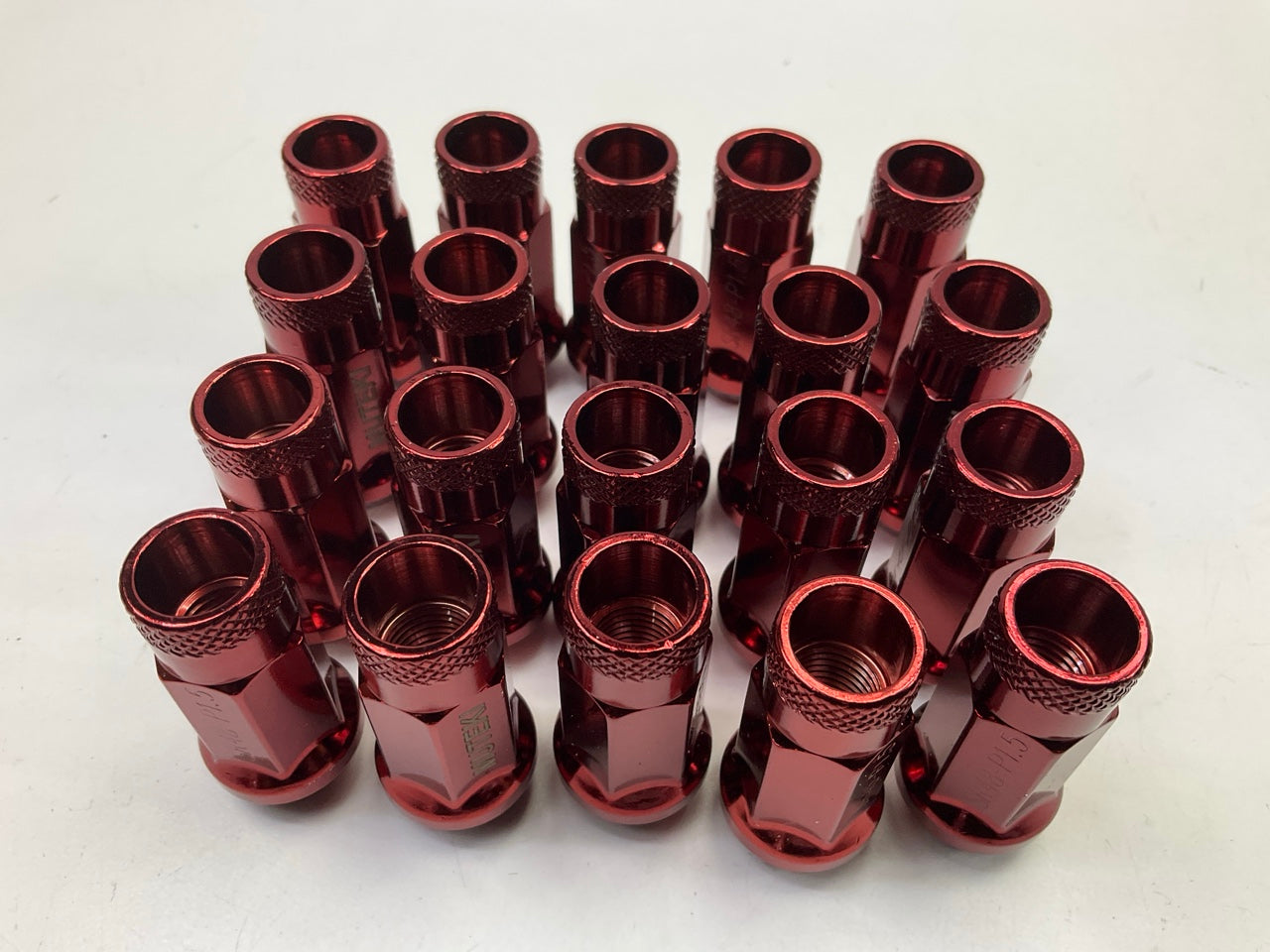 Muteki 32906R SR48 Extended Open Ended Wheel Tuner Lug Nuts Chrome Red 12x1.5mm