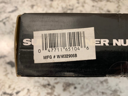 (20) Muteki 32906B SR Series Black 12mm X 1.5mm SR48 Open End Lug Nut Set