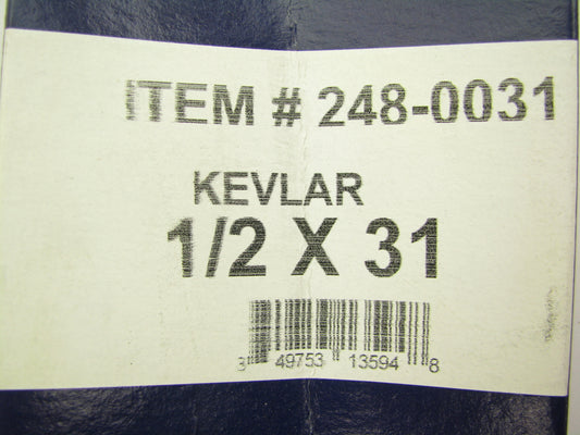 N2 248-0031 Power Equipment Accessory Drive Belt - 1/2'' X 31''