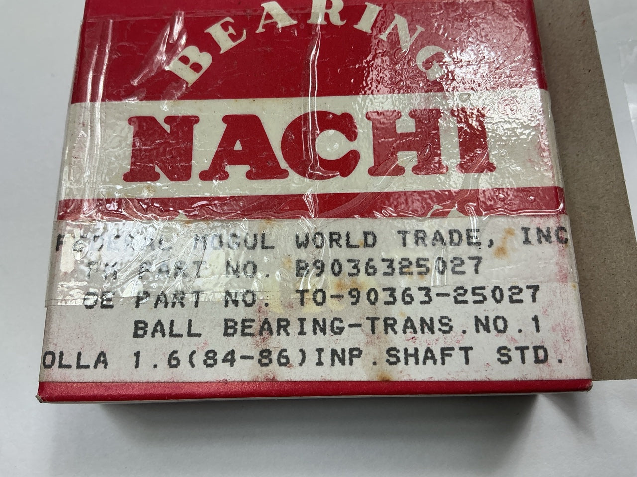 Nachi 25BC06S56GN Manual Trans Input Shaft Rear Bearing - Toyota 90363-25027