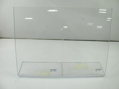 2 USED Nalgene Acrylic Max Protection Beta Radiation Safety Shields 6802-0001