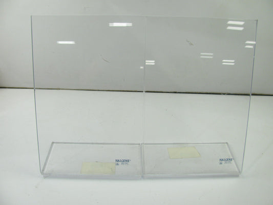 2 USED Nalgene Acrylic Max Protection Beta Radiation Safety Shields 6802-0001