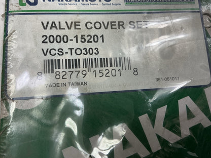 Nakamoto 2000-15201 Valve Cover Gasket Set - 1988-1995 Toyota 3.0L 3VZE V6