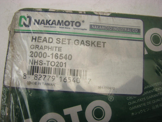Nakamoto 2000-16540 Cylinder Head Gasket Set For 1987-1991 Toyota 2.0L-L4