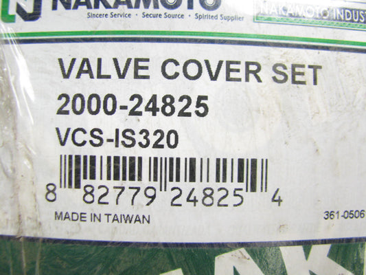Nakamoto 2000-24825 Engine Valve Cover Gasket Set for 1992-1997 Isuzu 3.2L-V6