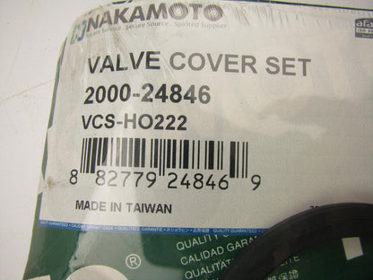 Nakamoto 2000-24846 Valve Cover Gasket Set for 1993-2001 Honda Prelude 2.2L-L4