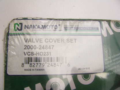 Nakamoto 2000-24847 Valve Cover Gasket Set for 1992-1996 Honda Prelude 2.3L-L4