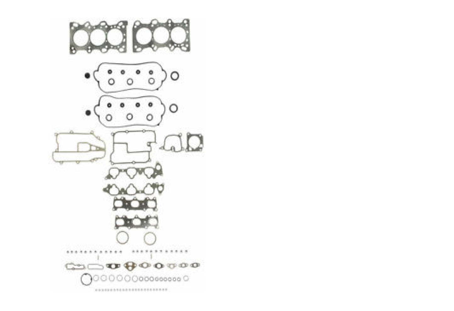 Nakamoto 2000-47014 Cylinder Head Gasket Set  - 1991-1995 Acura Legend 3.2L V6