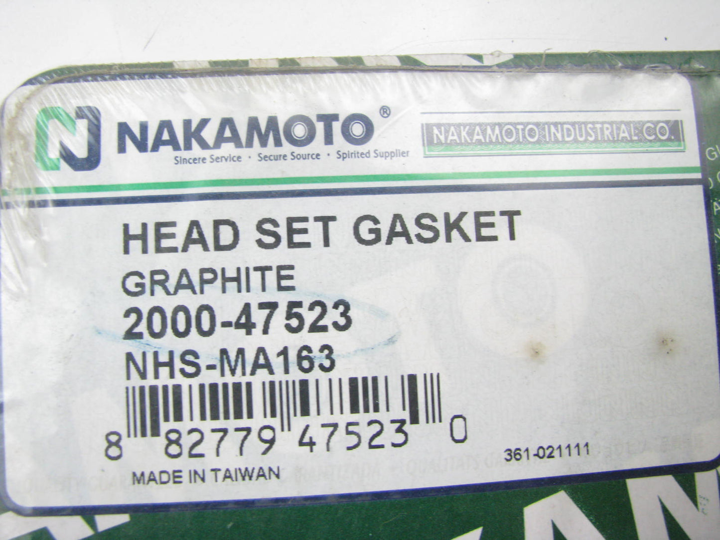 Nakamoto 2000-47523 Engine Cylinder Head Gasket Set For 1993-1994 Mazda 323 1.6L