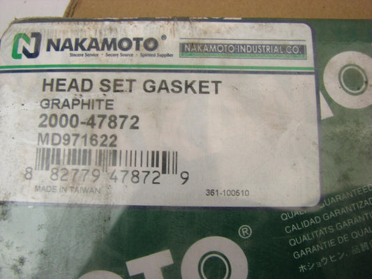 Nakamoto 2000-47872 Engine Cylinder Head Gasket Set 1992-1994 Mitsubishi 2.4L-L4