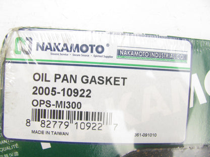 Nakamoto 2005-10922 Engine Oil Pan Gasket For 1987-2000 Dodge 3.0L V6