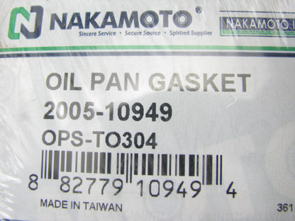 Nakamoto 2005-10949 Engine Oil Pan Gasket For 1992-1993 Toyota Lexus 3.0L-V6