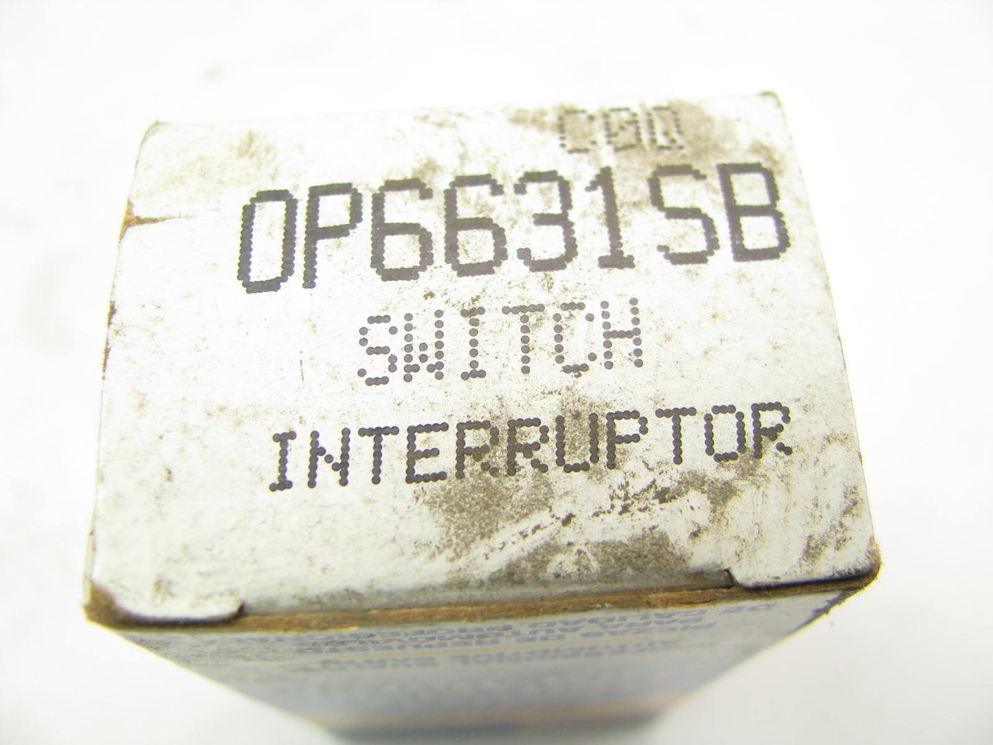 Napa 0P6631SB Engine Oil Pressure Switch