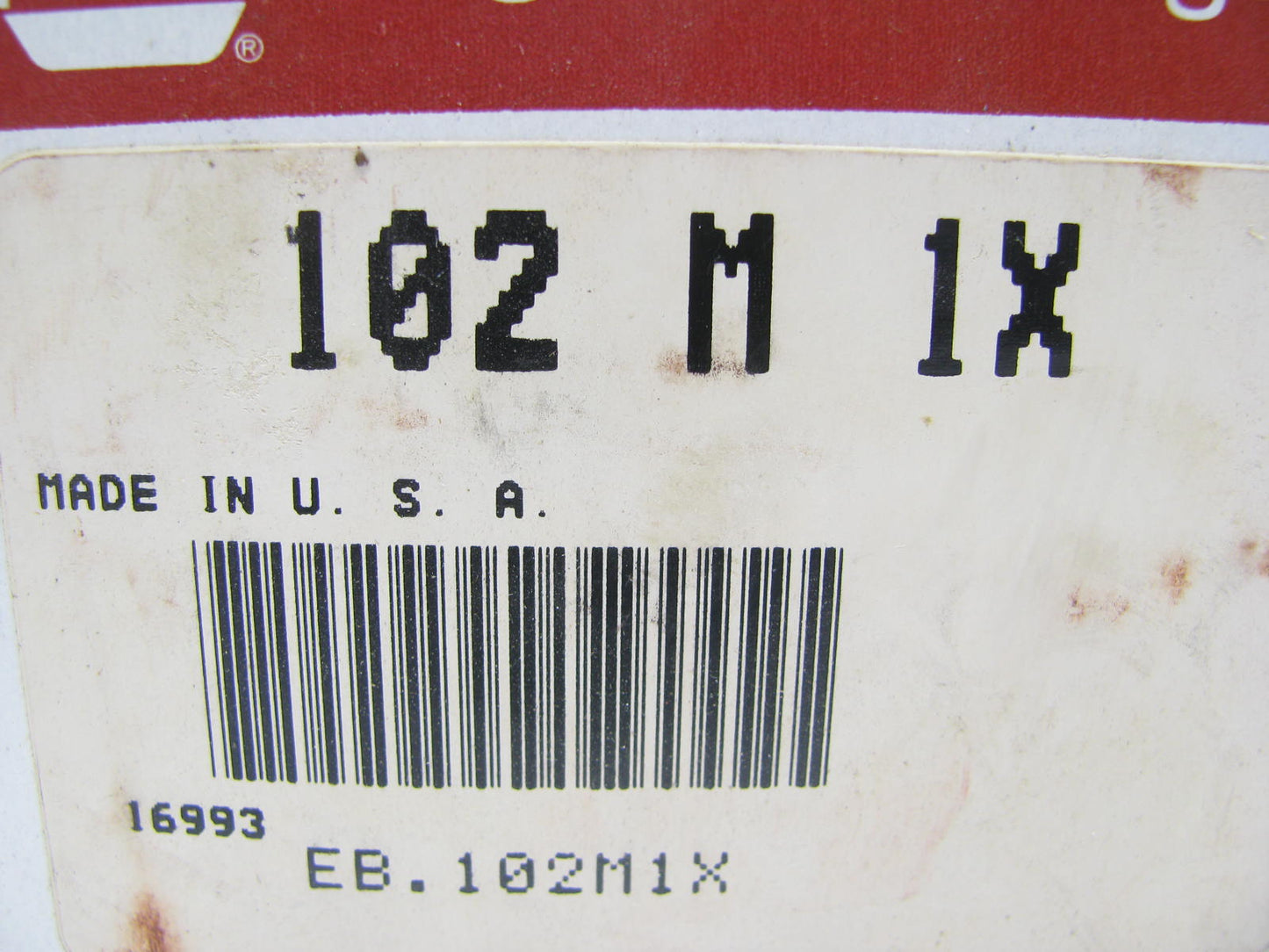 Napa 102M1X Engine Main Bearings - .001'' OVERSIZE - Chevrolet SBC 302 305 350-V8