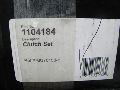 Napa 1104184 Clutch Set Clutch Kit - 12'' Diameter 1-1/8'' X 10T Spline