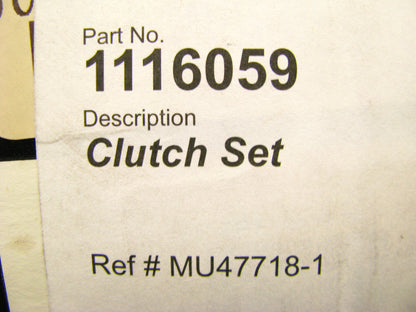 Napa 1106059 Clutch Kit for 1988-95 Toyota 4Runner Pickup 1993-94 T100 3.0L-V6