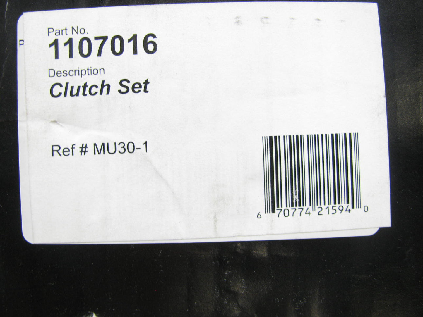 Napa 1107016 Clutch Kit - 10'' Diameter 1-1/16'' X 10T Spline