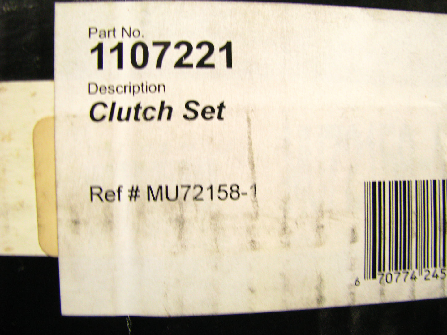 Napa 1107221 Clutch Kit - 9-1/8'' Diameter 1'' X 23T Spline