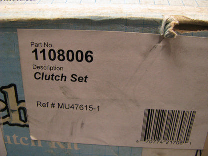 Napa 1108006 Clutch Kit for 1983-1985 Accord 1983-1987 Prelude 1986-89 Integra