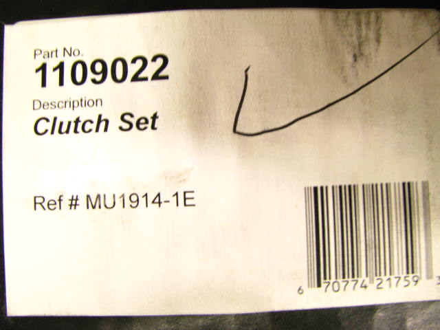 Napa 1109022 Clutch Kit