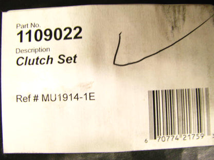 Napa 1109022 Clutch Kit
