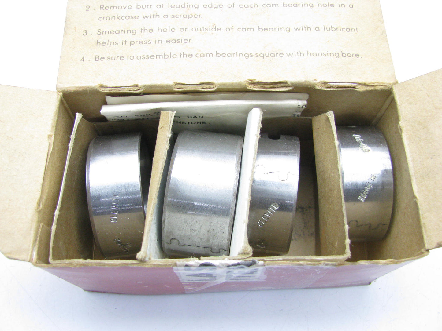 Napa 1480M Camshaft Cam Bearings - Standard For Continental 120 129 134 145