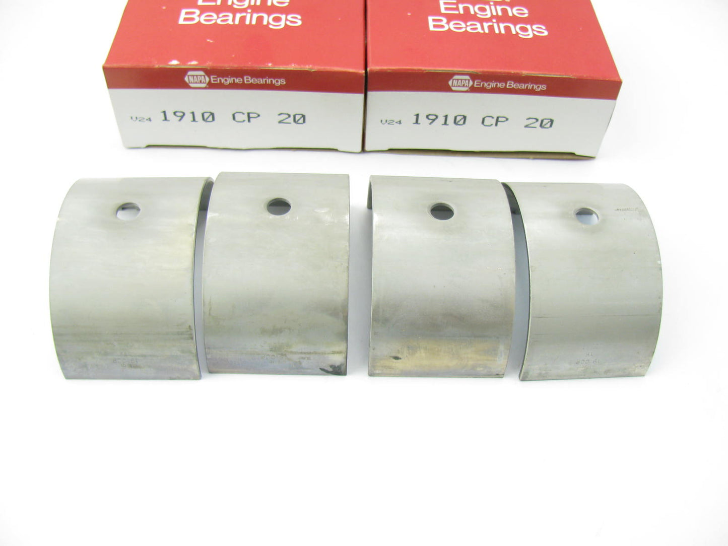(2) Napa 1910CP 0.020'' Con Rod Bearings For JOHN DEERE 2-CYLINDER 308 321 5.0L
