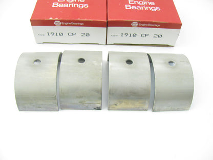 (2) Napa 1910CP 0.020'' Con Rod Bearings For JOHN DEERE 2-CYLINDER 308 321 5.0L