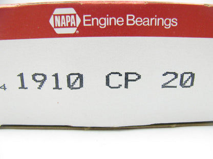 (2) Napa 1910CP 0.020'' Con Rod Bearing  For John Deere A Series, 60 Series 2-cyl