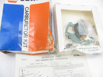 Napa 2-1565 Carburetor Rebuild Kit - Zenith Series 61 62 67 68 161 267