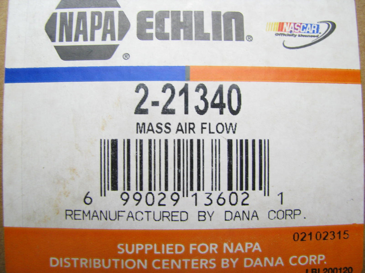 REMAN. Napa 2-21340 Mass Air Flow MAF Sensor AFM Meter OEM # AFH55-05