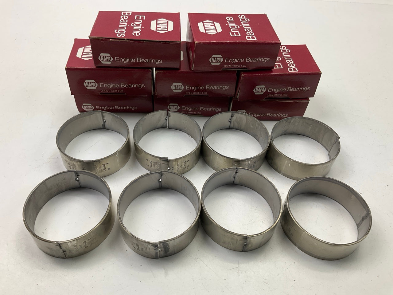 (8) Napa 2130CP-1 Connecting Rod Bearings .001'' For 1959-90 Chrysler 273-360 V8