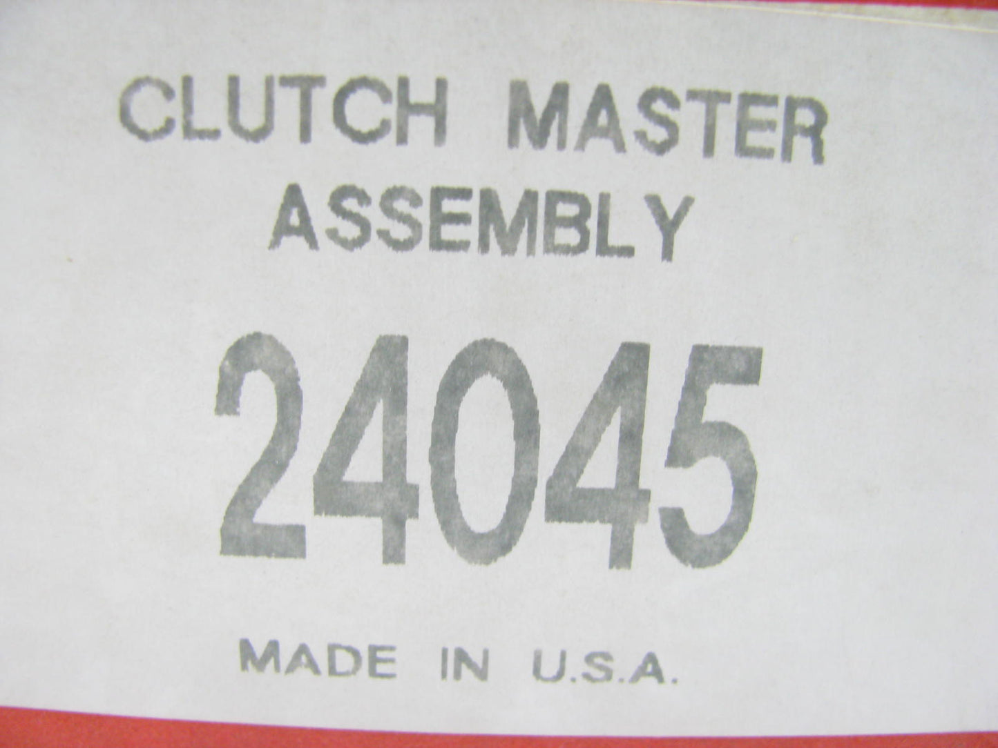 Napa 24045 Clutch Master Cylinder 1975-77 Ford P500 1968 P350 1976 P400
