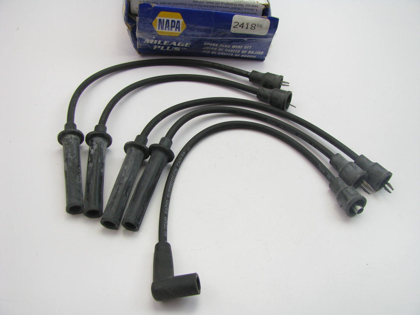 Napa 2418 Ignition Spark Plug Wire Set For 1991-1995 Chrysler 2.2L 2.5L