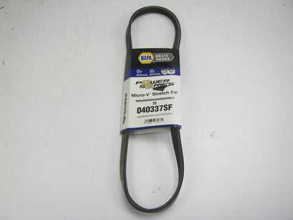 Napa 25-040337SF Serpentine Belt - 0.56'' X 34.25'' - 4 Ribs, Made By Gates