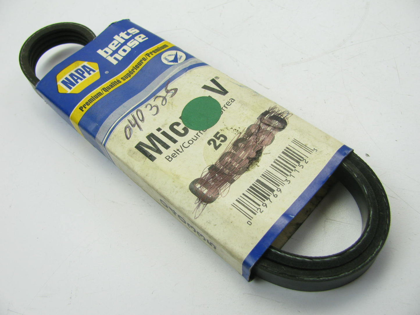 Napa 25-040355 Serpentine Belt - 0.56'' X 36.125'' - 4 Ribs