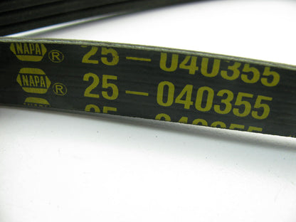 Napa 25-040355 Serpentine Belt - 0.56'' X 36.125'' - 4 Ribs