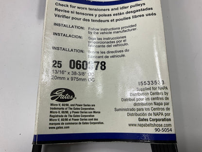 Napa 25-060378 Serpentine Belt