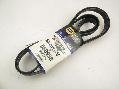 Napa 25-060952 Serpentine Belt - 0.84'' X 96.00'' - 6 Ribs - MADE BY GATES K060952
