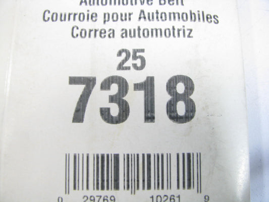 Napa 25-7318 Accessory Drive Belt - 0.25'' X 32.25'' - 36 Degree